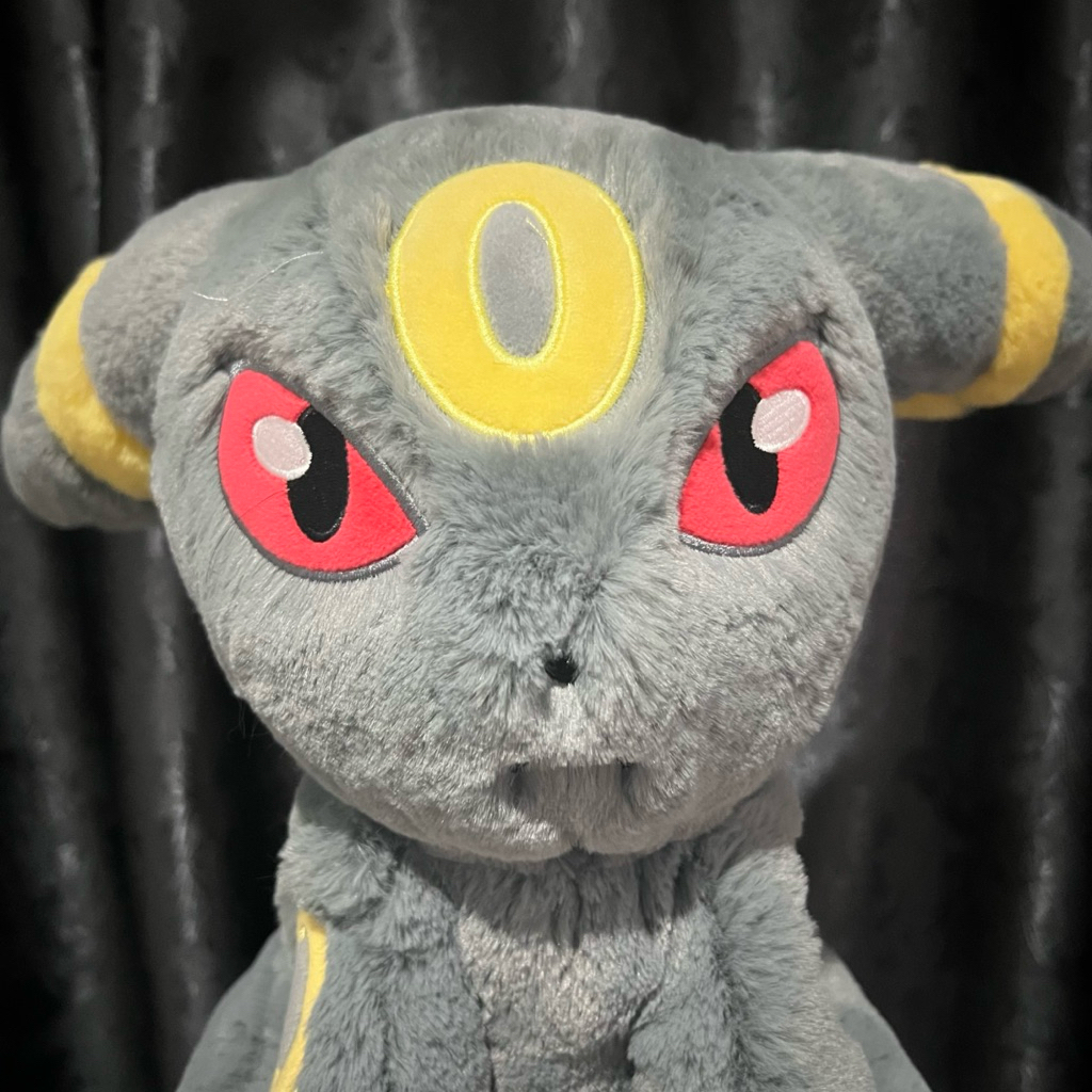 {Kuas Besar} Pokemon FuwaFuwa Plush Umbreon, Swablu, Dedene