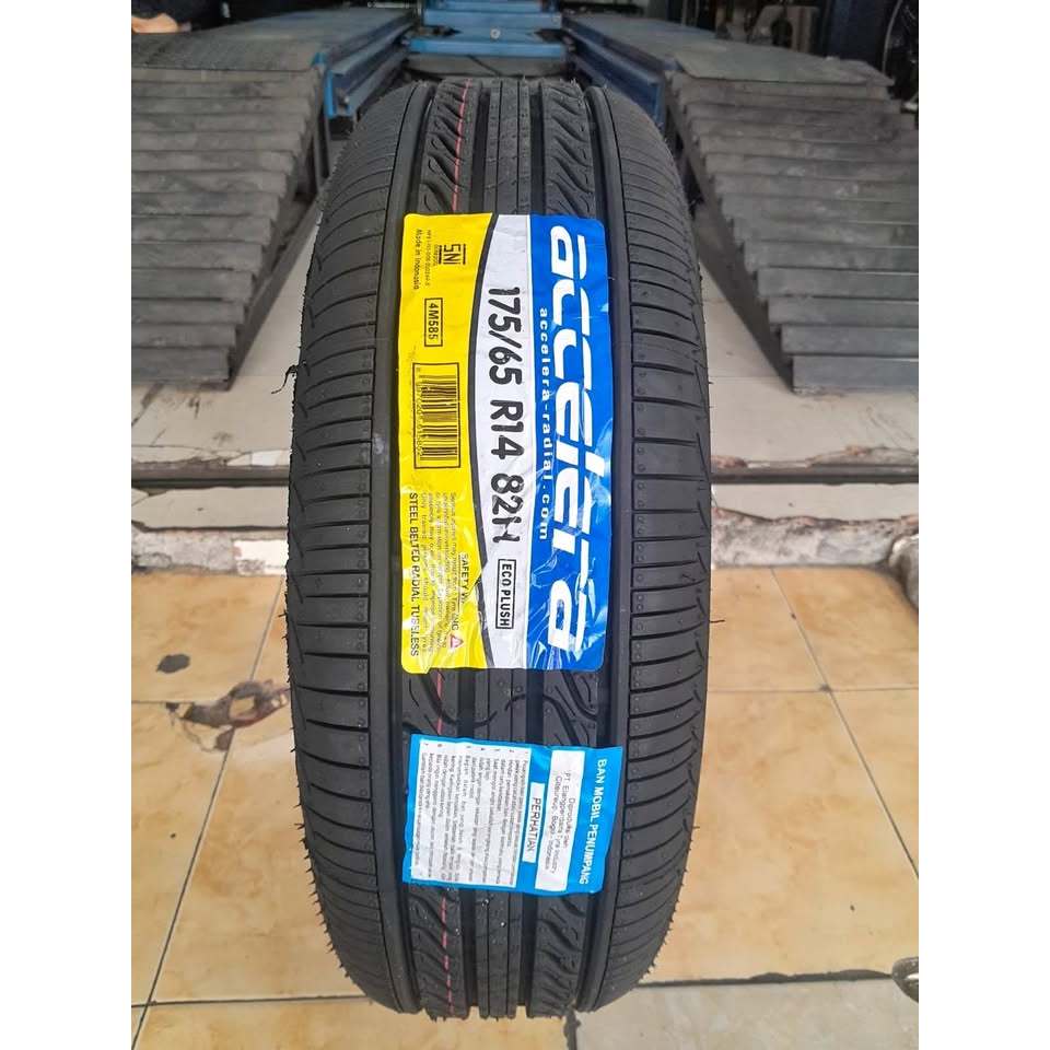 BAN MOBIL BARU MERK ACCELERA ECO PLUSH 175 65 R14 MIRAGE DATSUN BRIO FERIO RING 14 175/65R14