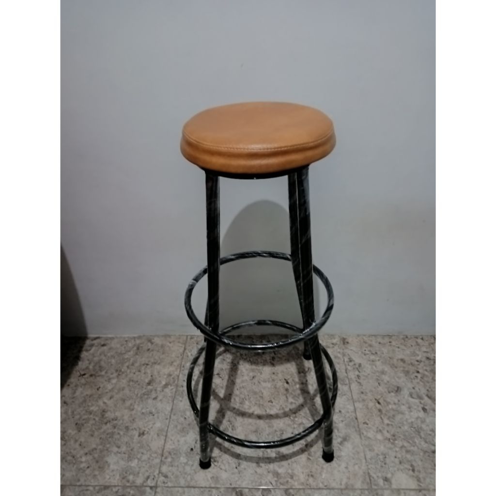 kursi bar/kursi cafe/kursi bakso dudukan busa tinggi 100 cm