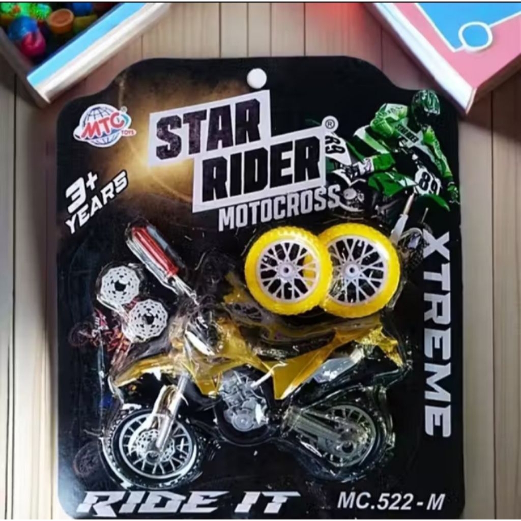 Mainan Motor Cross Metalic/Miniatur Motor Trail