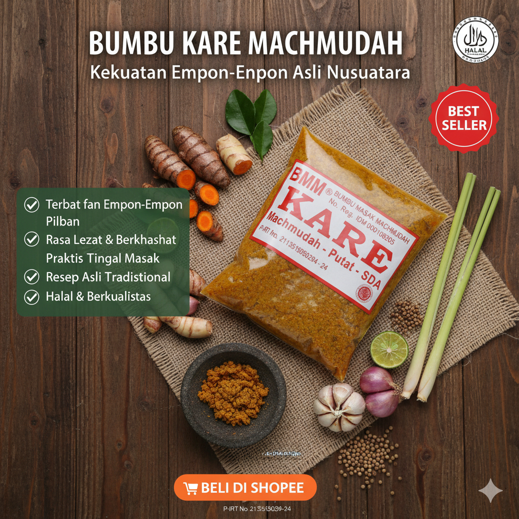 Bumbu Masak Machmudah Kare (BMM) bumbu instan