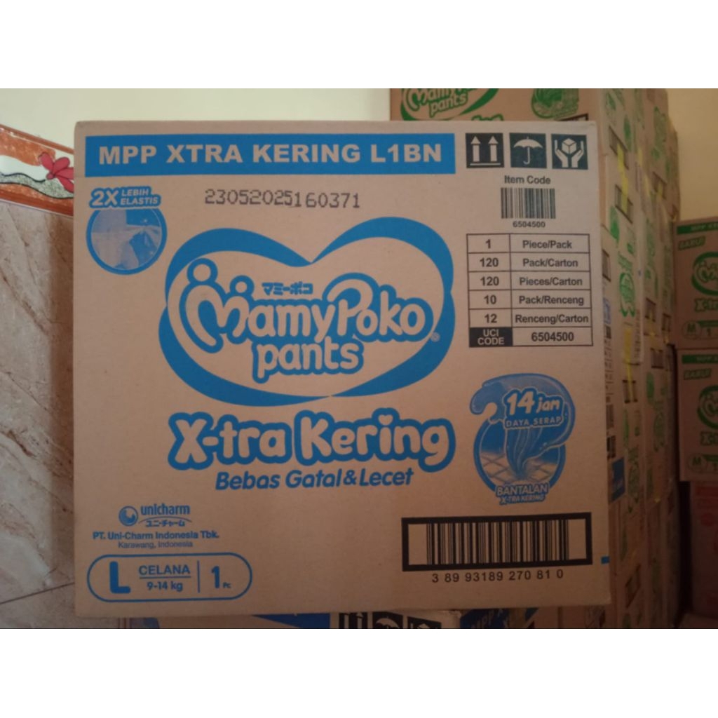 Paket 1 Karton Mamypoko Pants Renteng S1/M1/L1/XL1/XXL1