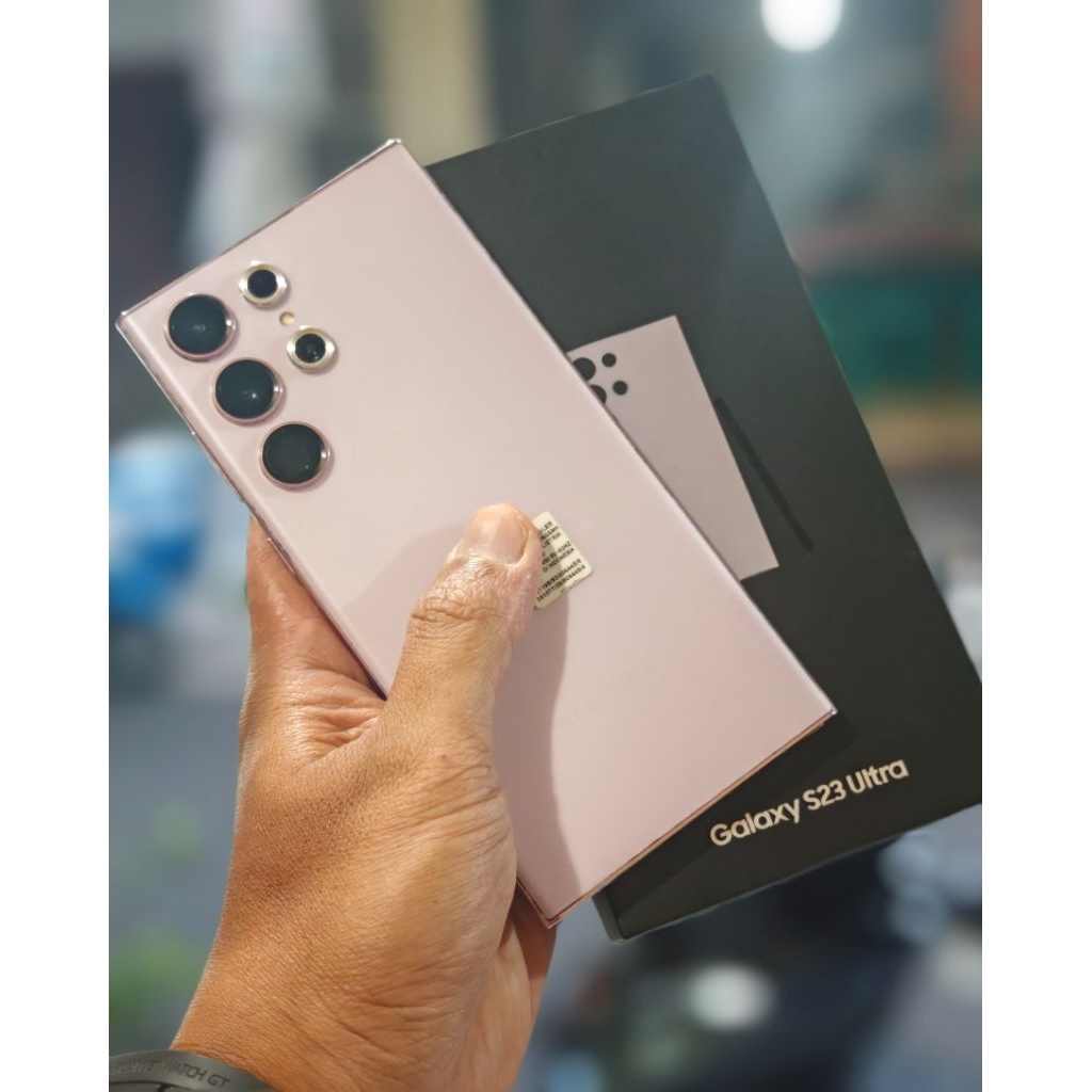 Samsung S23 Ultra 5G 12/256 GB Plus Charger 25W Fullset Original No Minus Siap Pakai