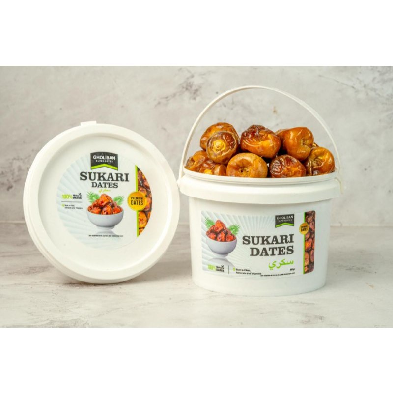 Kurma Sukari Dates Gholiban Qurma Qorma Ember Ukuran 500 Gram Asli Original