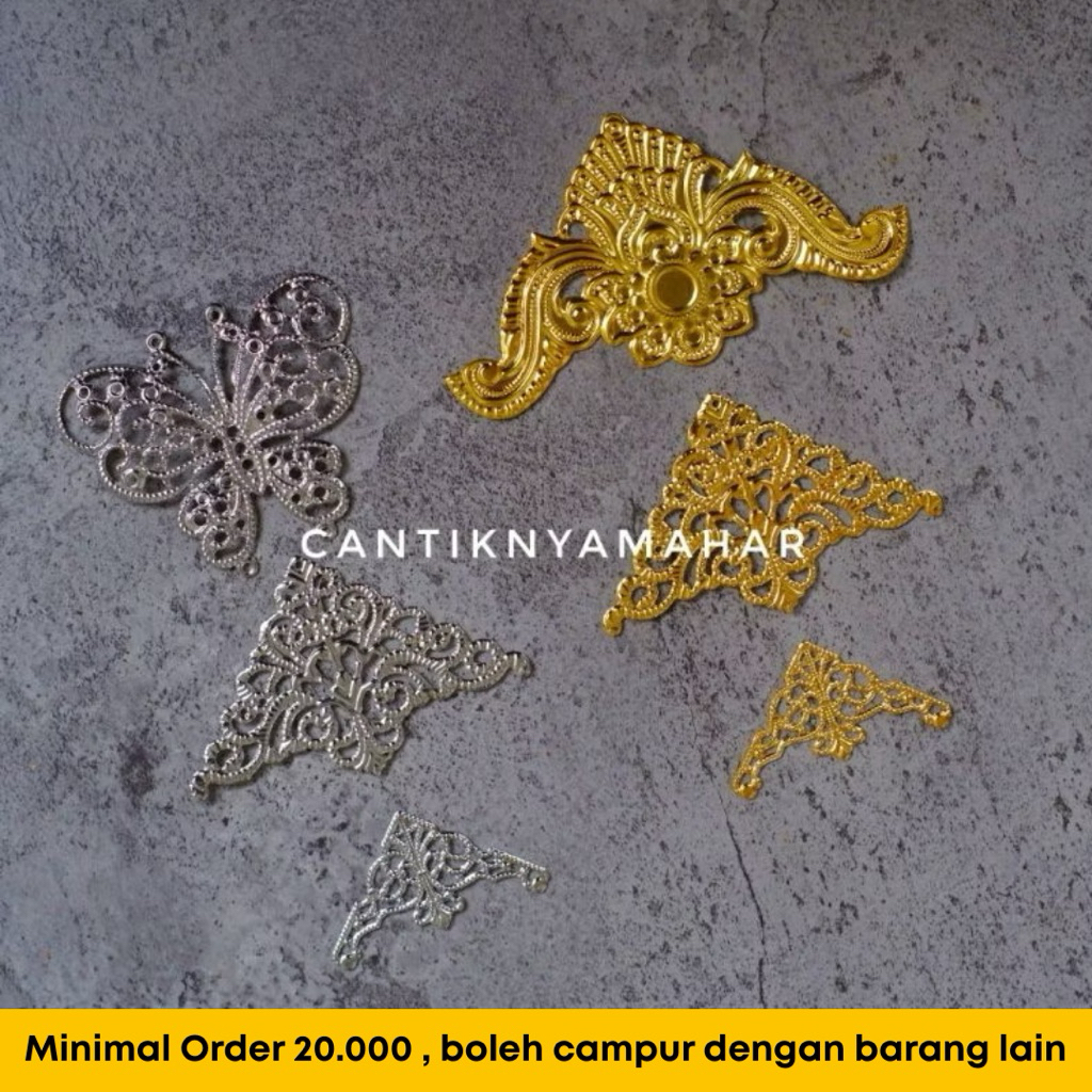 Siku Sudut Hantaran Bahan Mahar Lempengan