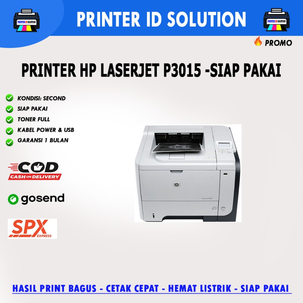 Printer Hp Laserjet P3015 berkualitas