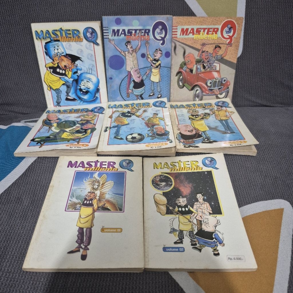 Paket Komik Master Q Millenia Vol 1-8 Mr Q MasterQ Set Fulset Fullset Lengkap