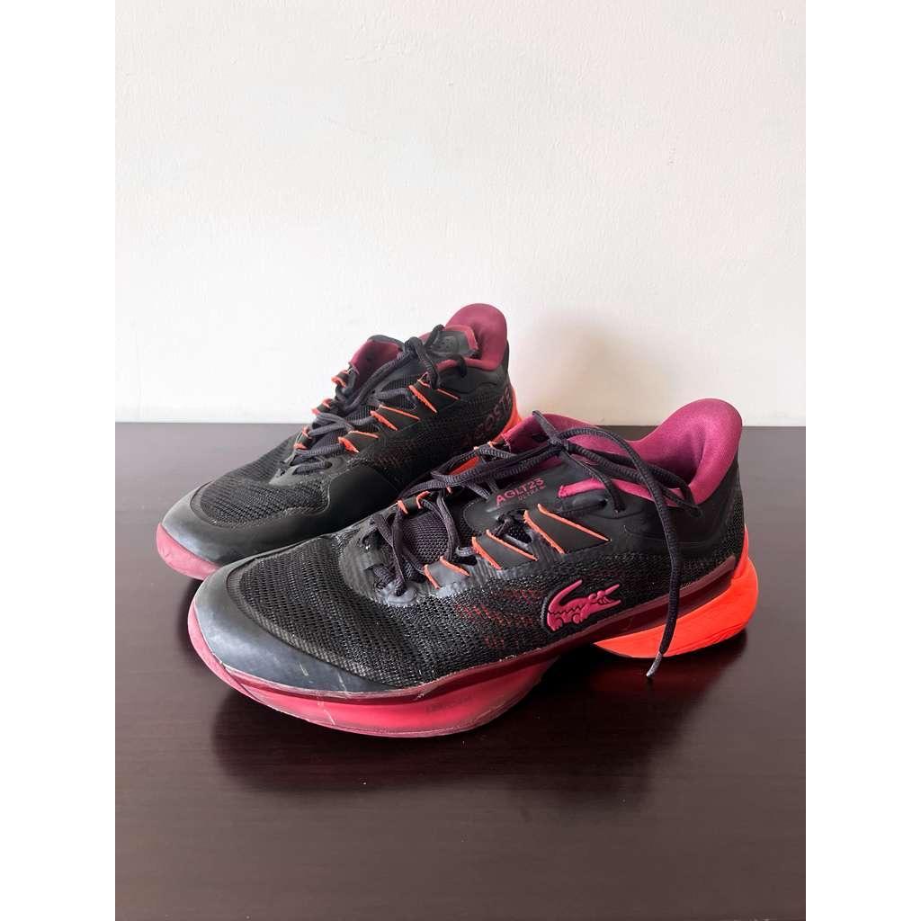 Lacoste AG-LT23 Sepatu Padel Second Black/Orange Size 45
