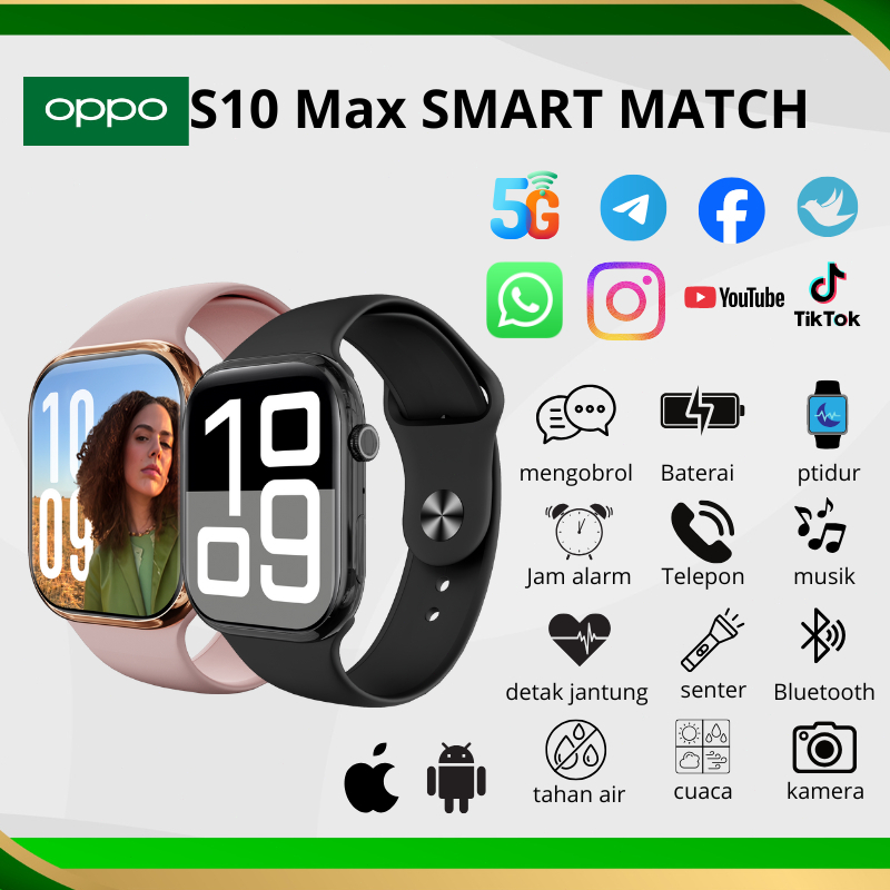 Smartwatch i8 Promax Series 8 Waterproof Pink