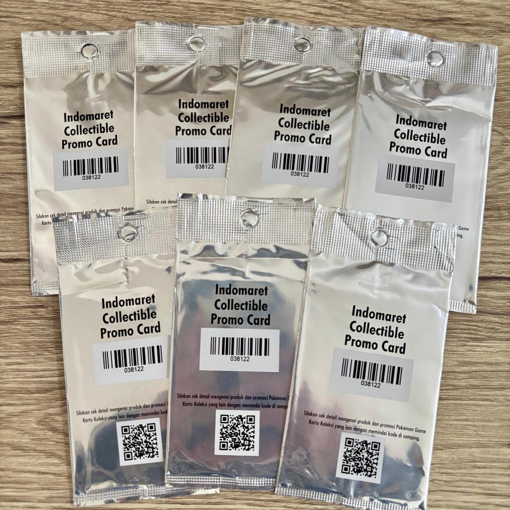 Kartu pokemon kartu promo indomaret tcg card indonesia original