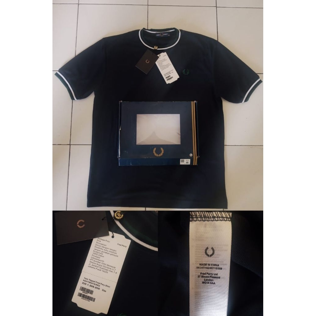 Kaos Fred Perry Original