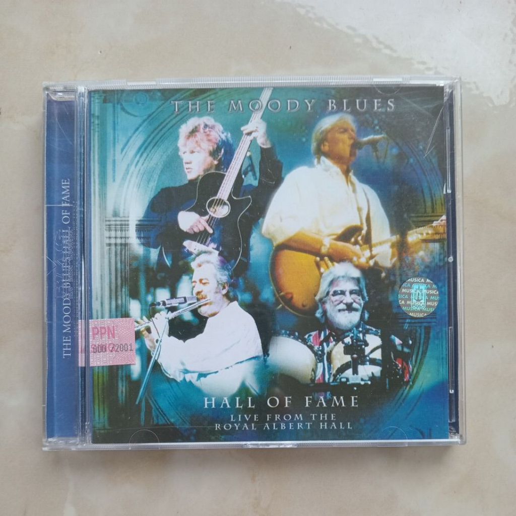 VCD The Moody Blues Hall Of Fame Live From The Royal Albert Hall/2001 distributed musica studios