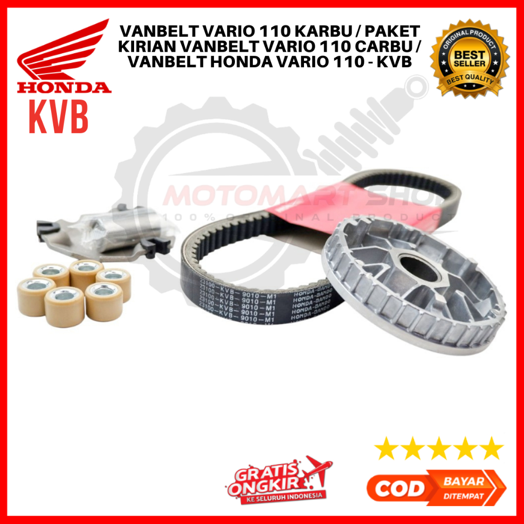Vanbelt Vario 110 Karbu / Paket Kirian Vanbelt Vario 110 Carbu / Vanbelt Honda Vario 110 - KVB
