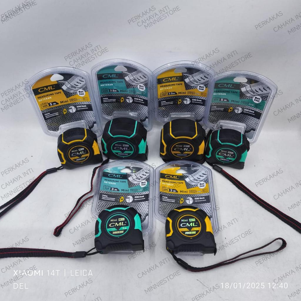 Camel Meteran Rubber Grip 3 5 7,5 Meter - CML Measuring Tape