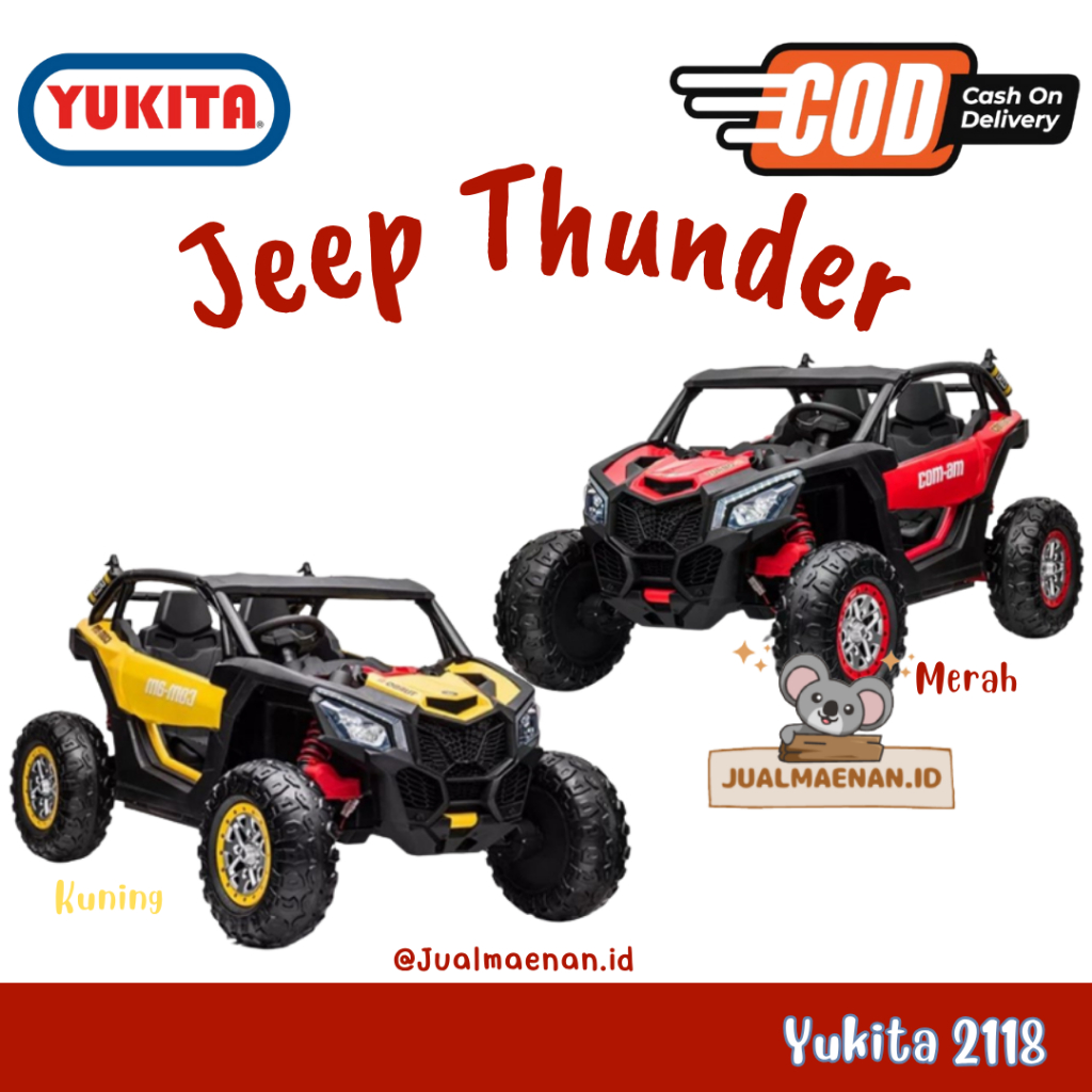 Mainan Anak Mobil Aki - YUKITA 2118 UTV THUNDER BLITZ- Mobilan Aki