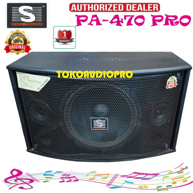 Synco proaudio Pa470 Pro 10-inch Speaker Pasif Synco Proaudio PA-470 PRO