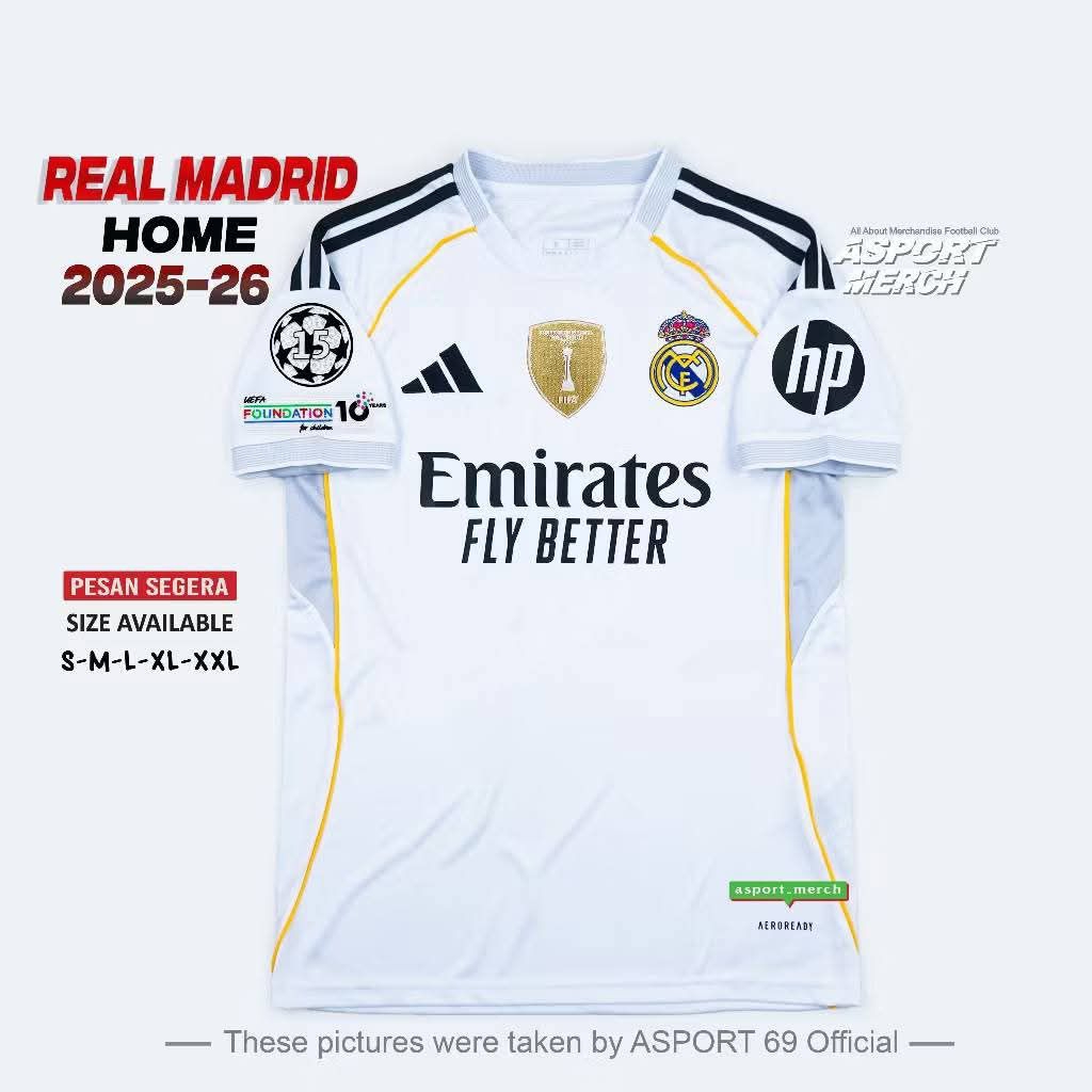 MADRID HOME 2025 2026 REAL MADRID HOME 25 26