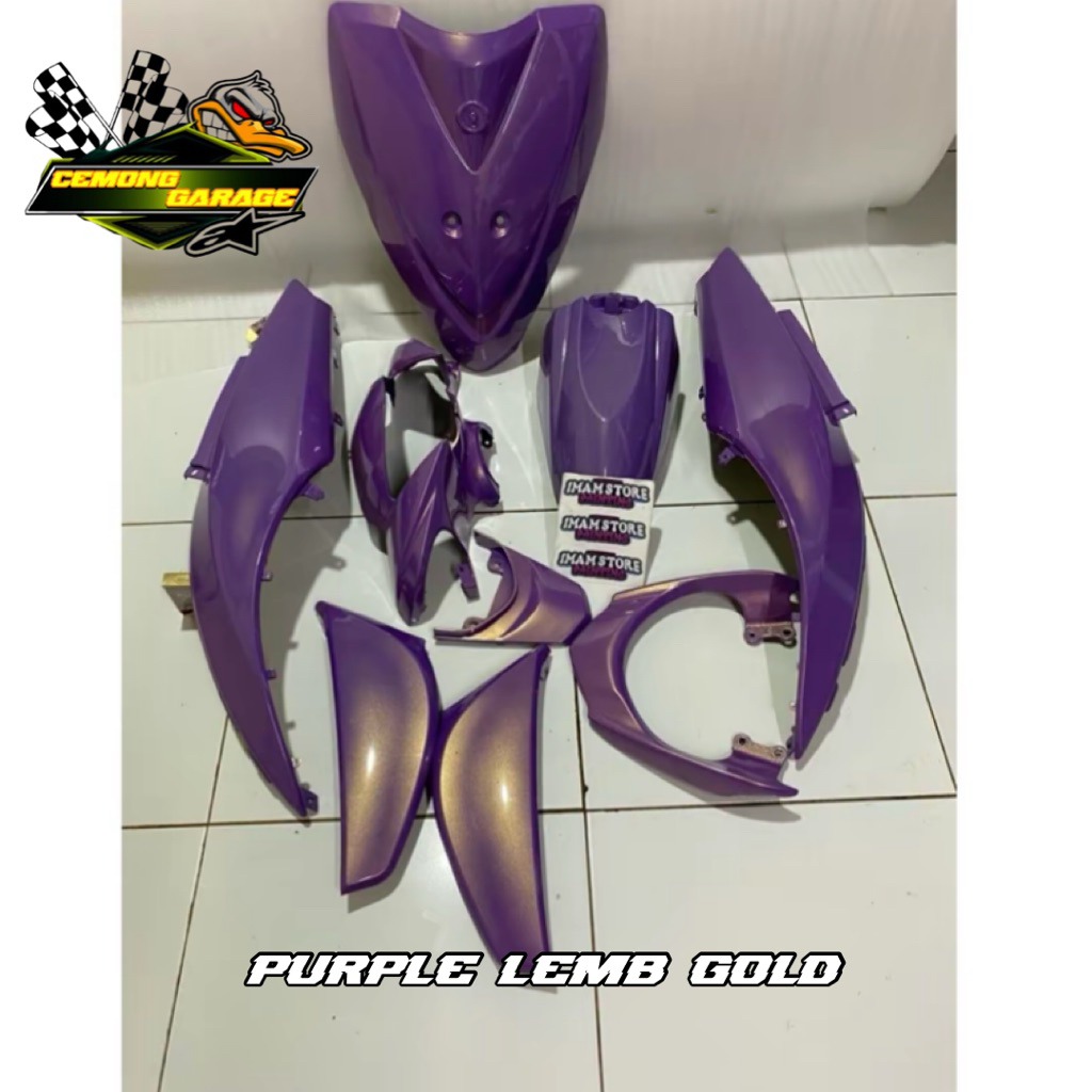 Cover body halus fullset sepeda motor mio j 2012-2014 warna custome