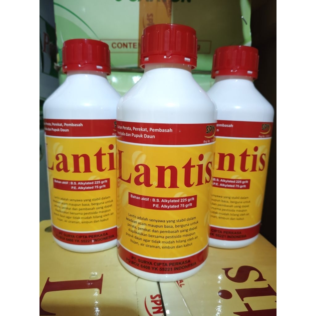 Pestisida dan pupuk daun Perata, Perekat, Pembasah LANTIS 1liter