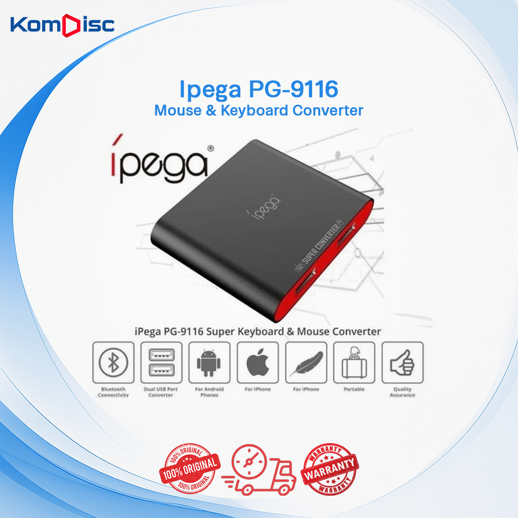 Ipega 9116 Bluetooth Gaming Keyboard Mouse Converter
