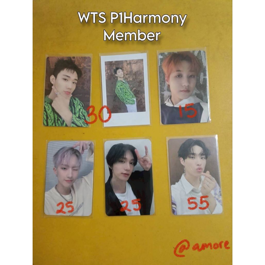 P1Harmony Official Photocard