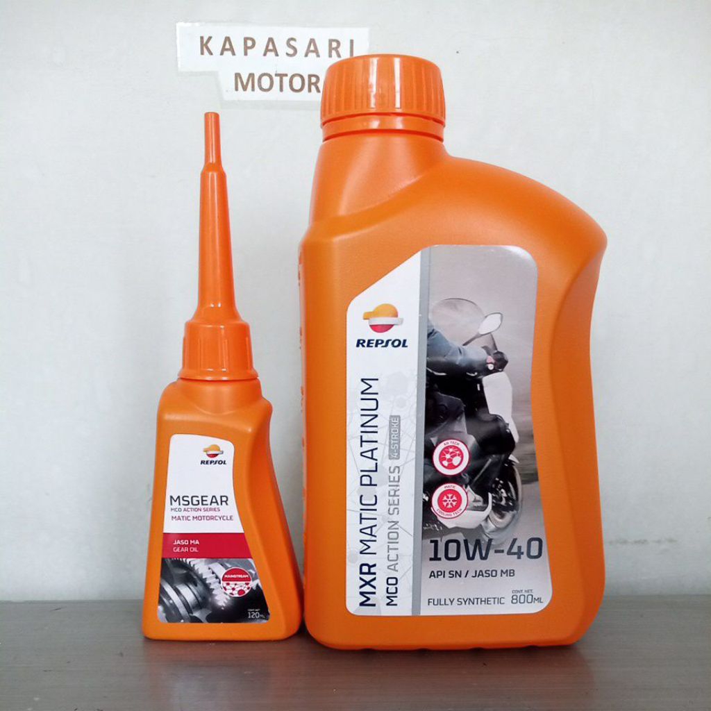 Oli Matic Repsol Platinum 10W-40 800ml Full Synthetic MXR MATIC PLATINUM