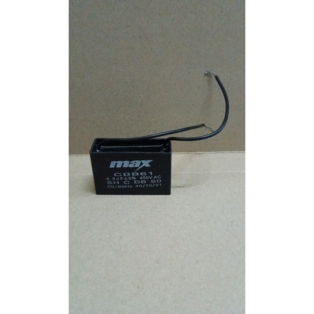 6124 kapasitor mesin cuci kipas angin kotak 4uf 4 uf cbb61 cbb 61 max
