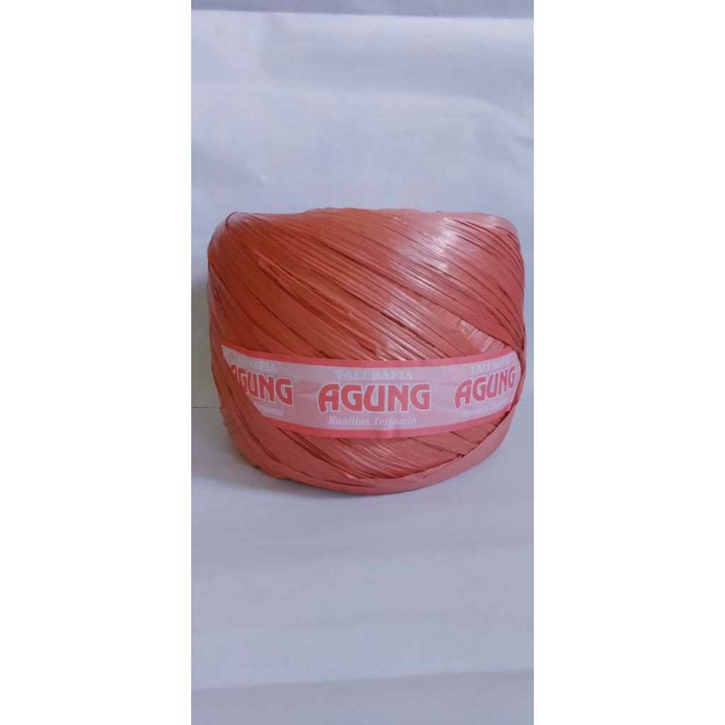 TALI RAFIA WARNA MERAH 700gr