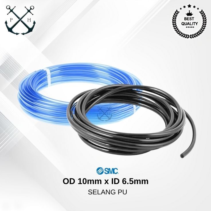 Selang SMC PU 10mm OD x 6,5mm ID x 1meter