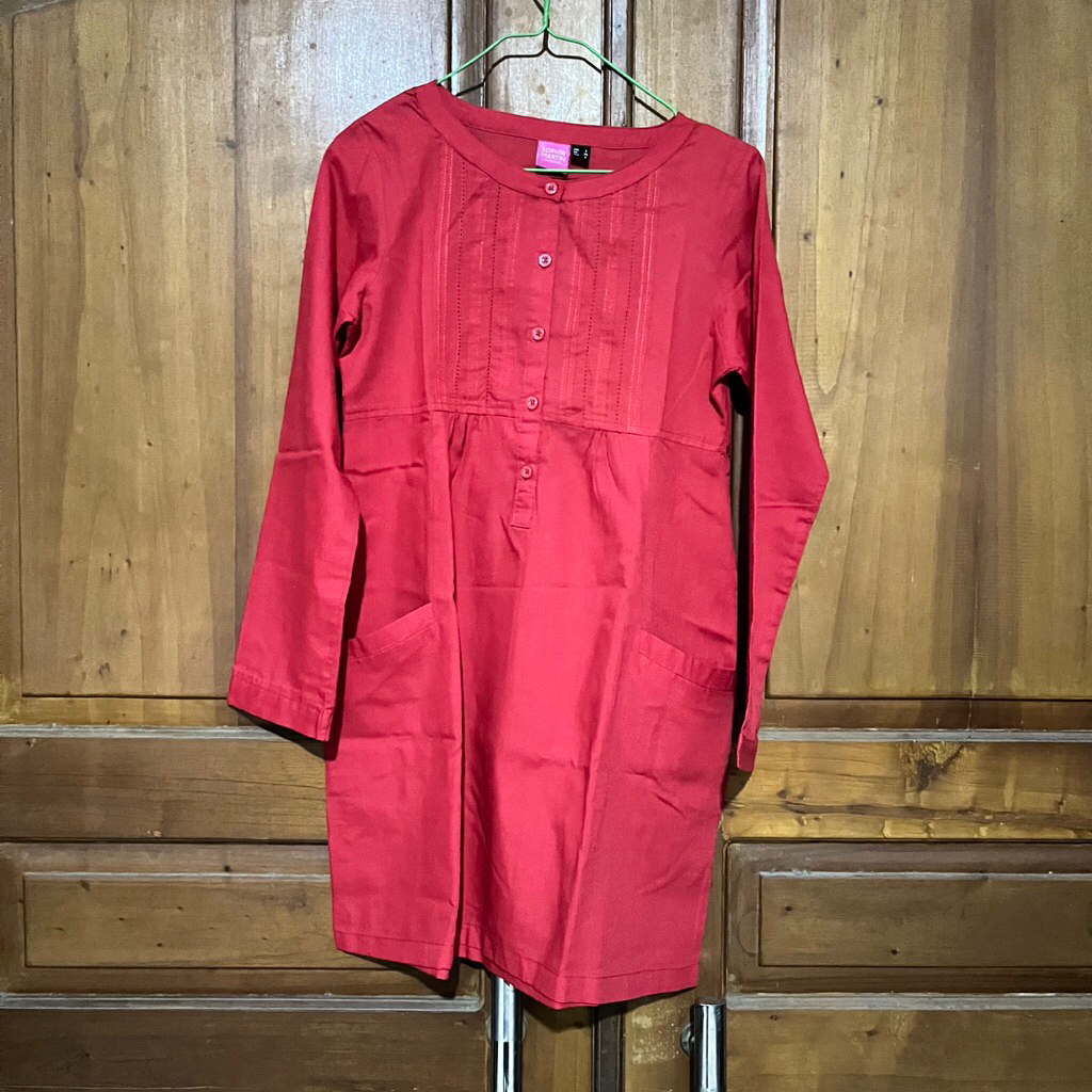 PRELOVED TUNIK MERAH CABE