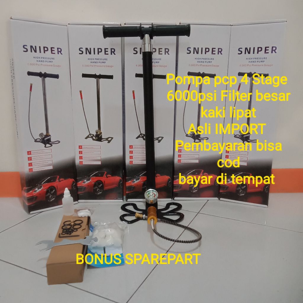 pompa Pcp 4 stage 6000 Psi,pompa pcp kaki lipat filter besar,pompa pcp 6000 psi import,pompa pcp mur