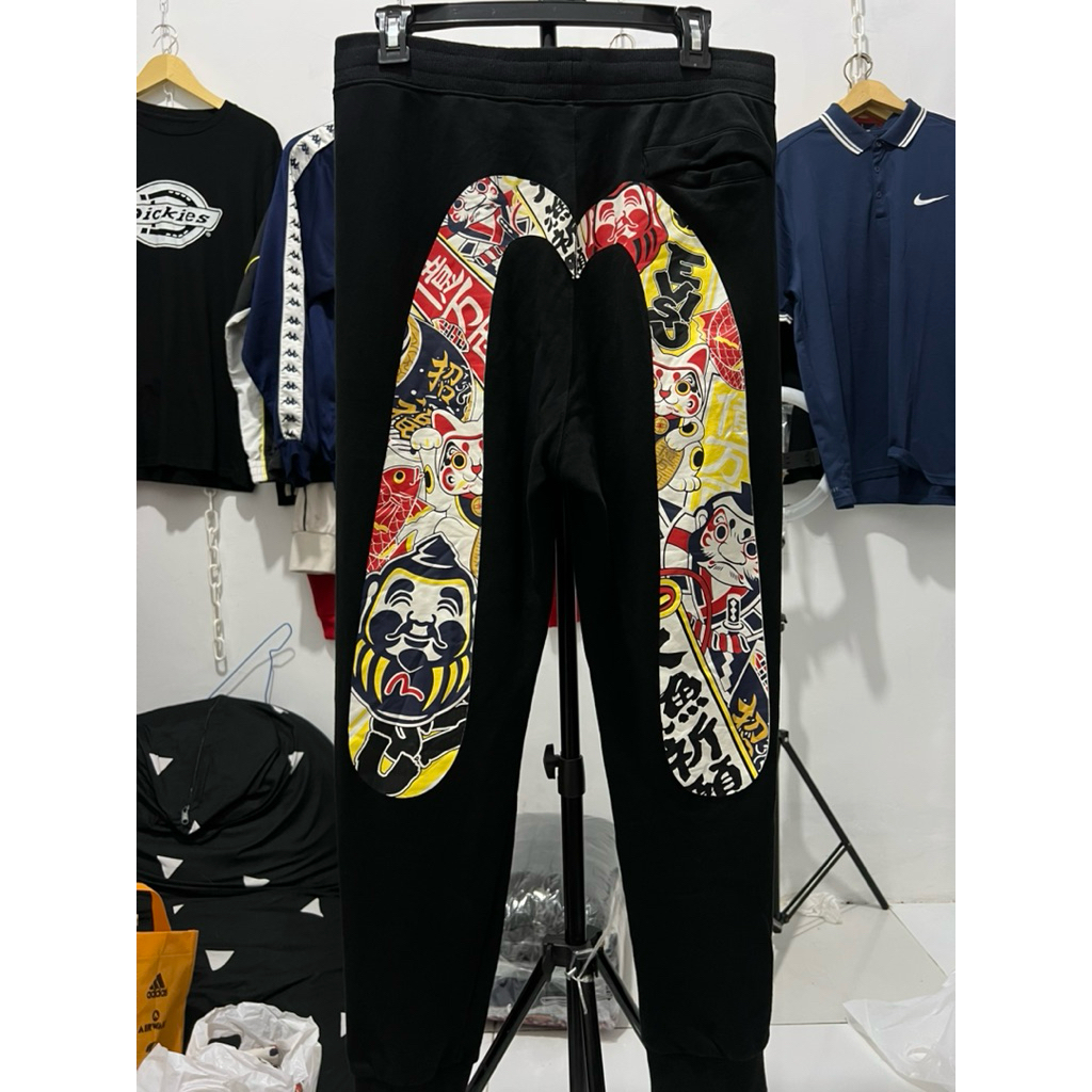 evisu jogger pants