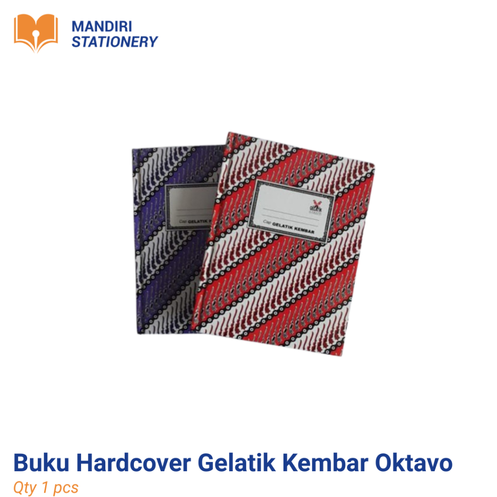 Buku Batik Hardcover Gelatik Kembar Kwarto (pcs)