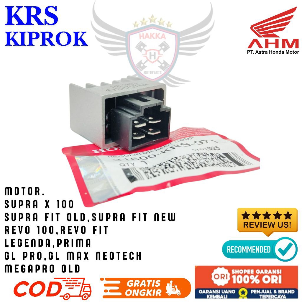 KRS ORIGINAL KIPROK HONDA SUPRA FIT OLD, KIPROK HONDA SUPRA FIT NEW, KIPROK HONDA SUPRA X 100,KIPROK