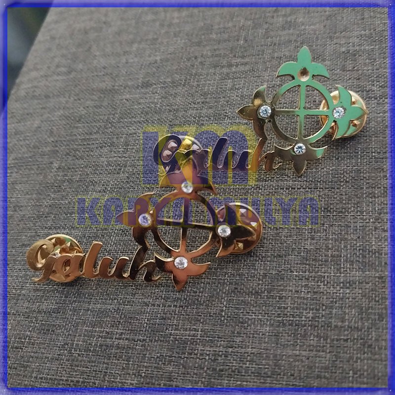 Pin Logo Galuh Cakra Rahayu Ciamis Logam - Karya Mulya