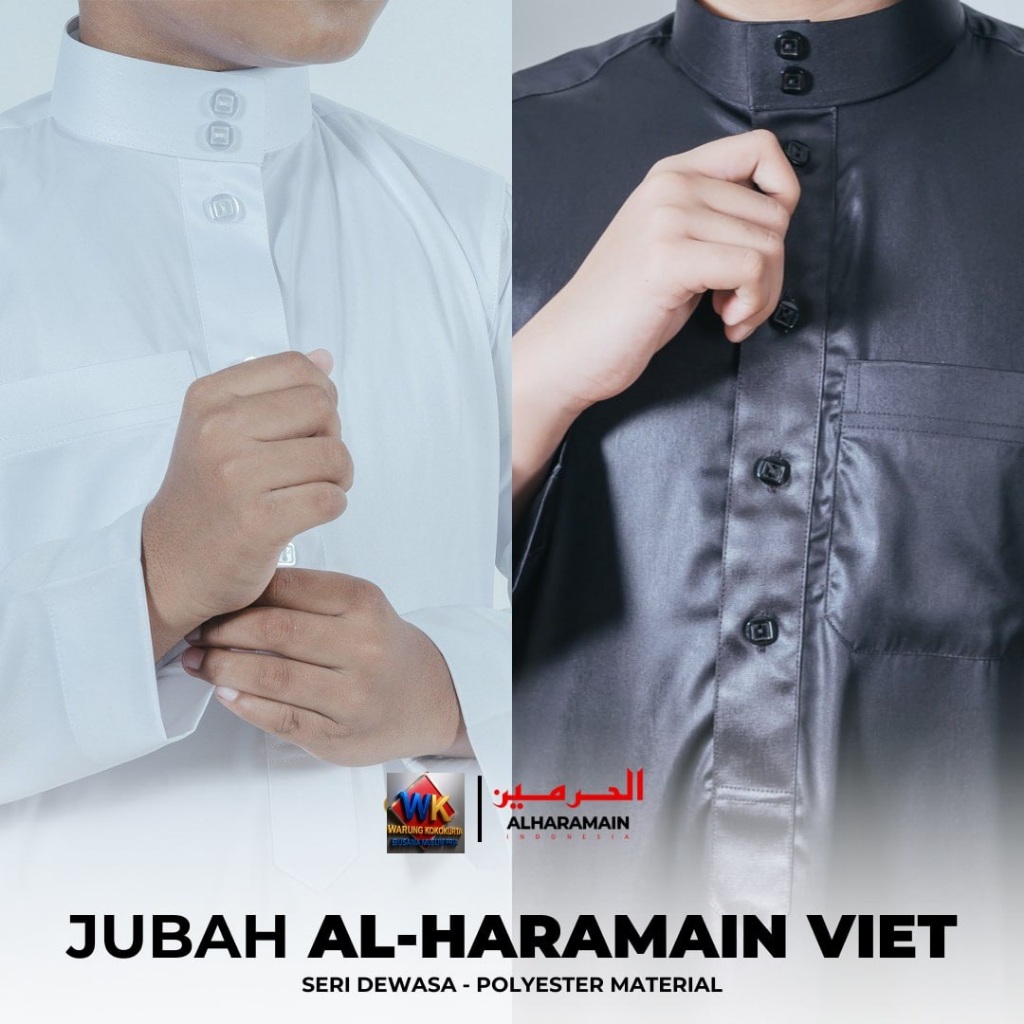 Al Haramain Jubah Arab Saudi Pria Dewasa Premium Non Manset