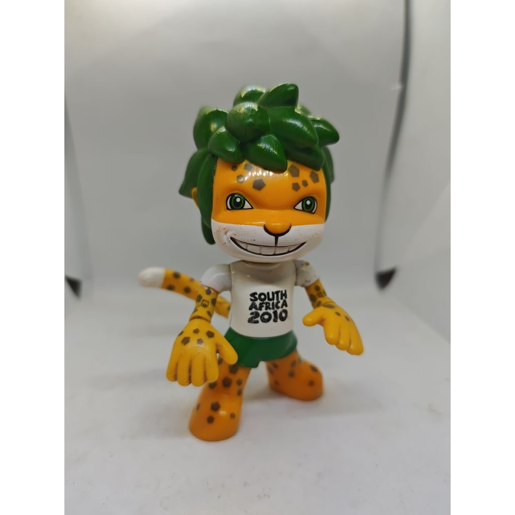 [READY]pajangan koleksi figure Maskot World Cup 2010 South Africa Mascot Sepakbola Zakumi Piala Duni