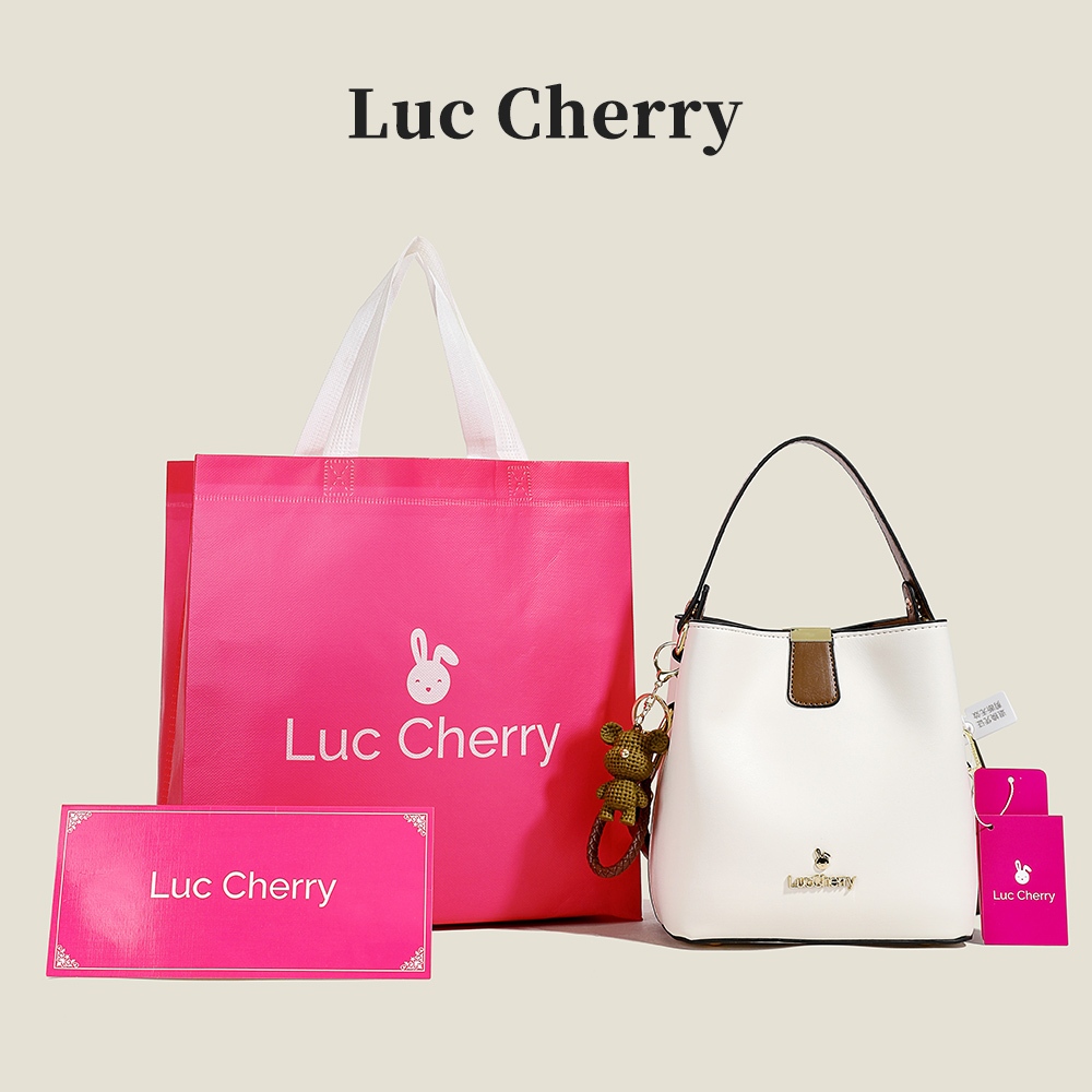 RJ 41009 (FREE PAPERBAG + SERTIFIKAT) RISCE TAS LUC CHERRY LC ORI SELEMPANG IMPORT WANITA CEWEK PERE
