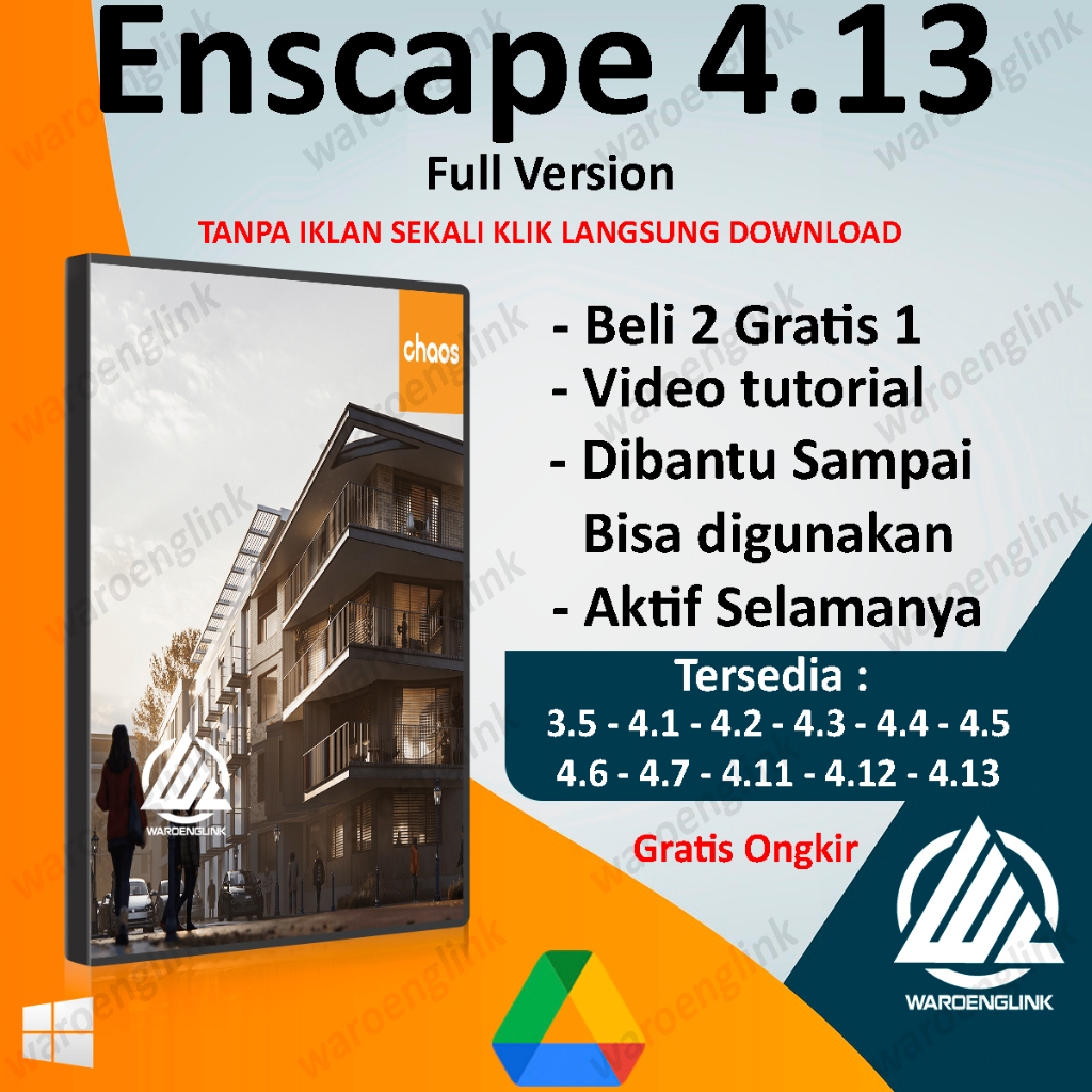 Enscape 4.13 Enscape 3D terbaru 2025 full version permanen