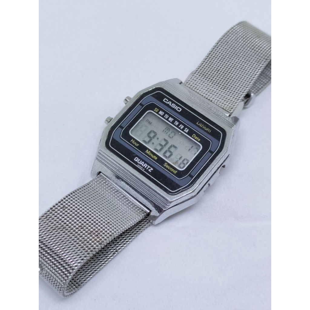 Jam tangan digital vintage 1980an Casio B817 modul 155 japan classic koleksi arloji lawas antik casi