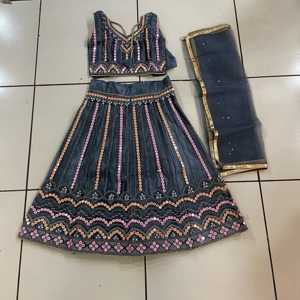 Baju india anak premium -  Sari india anak - lehengga anak