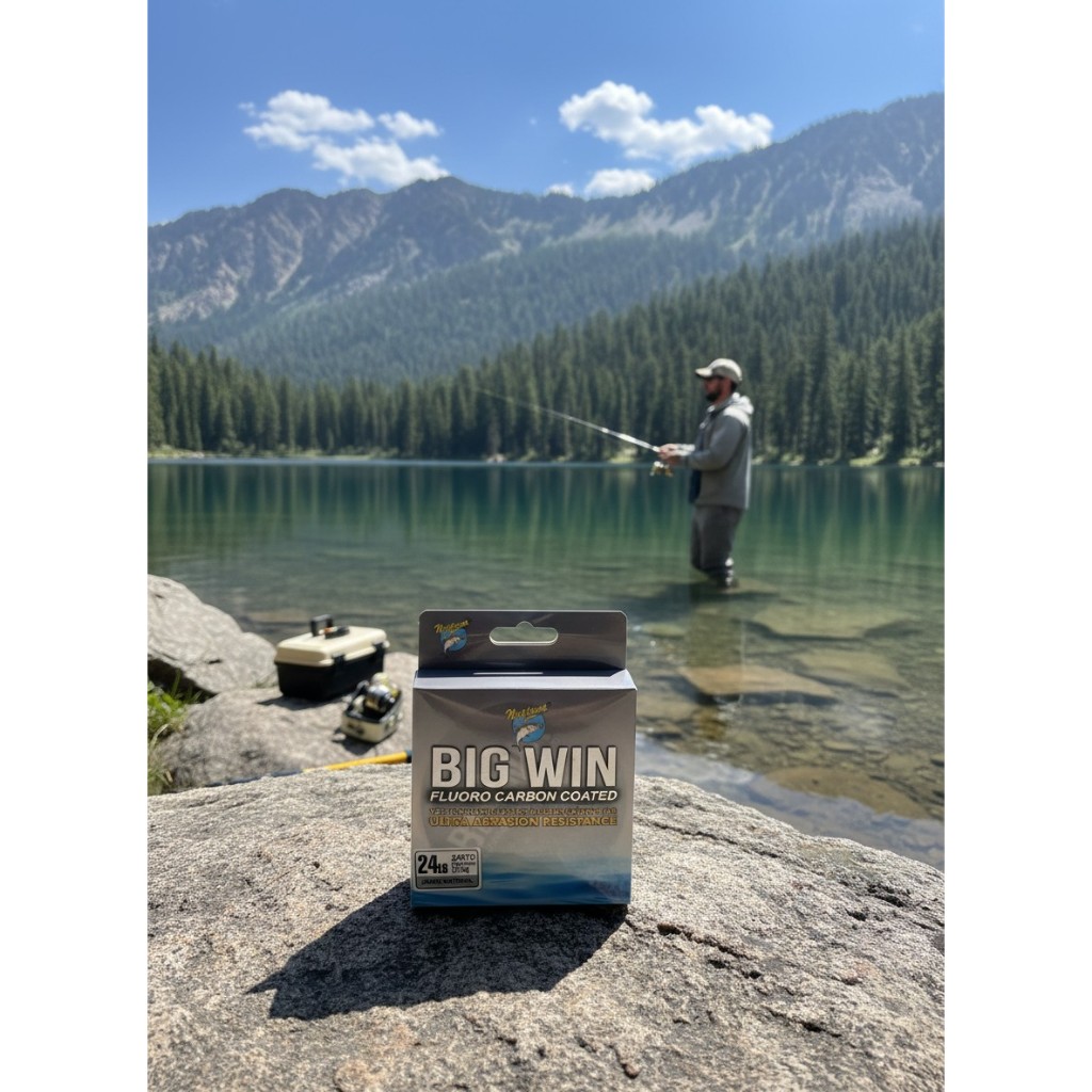 Senar NEPTUNA BIG WIN 240YD (220M) | Fluoro Carbon Coated tahan akan gesekan dan abrasi