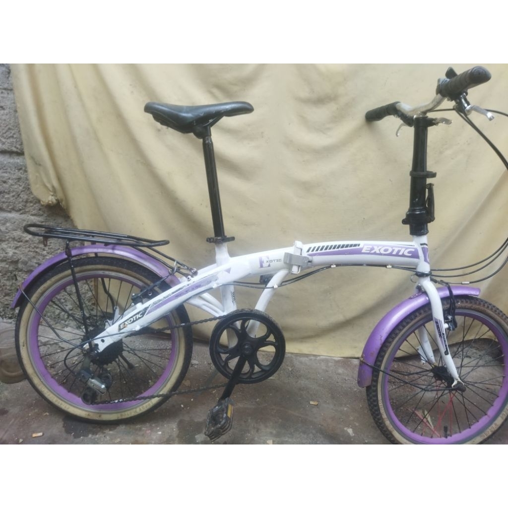 sepeda lipat exotic 20" second