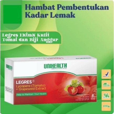 Legres Unihealth Antioksidan Lycopene Biji Anggur