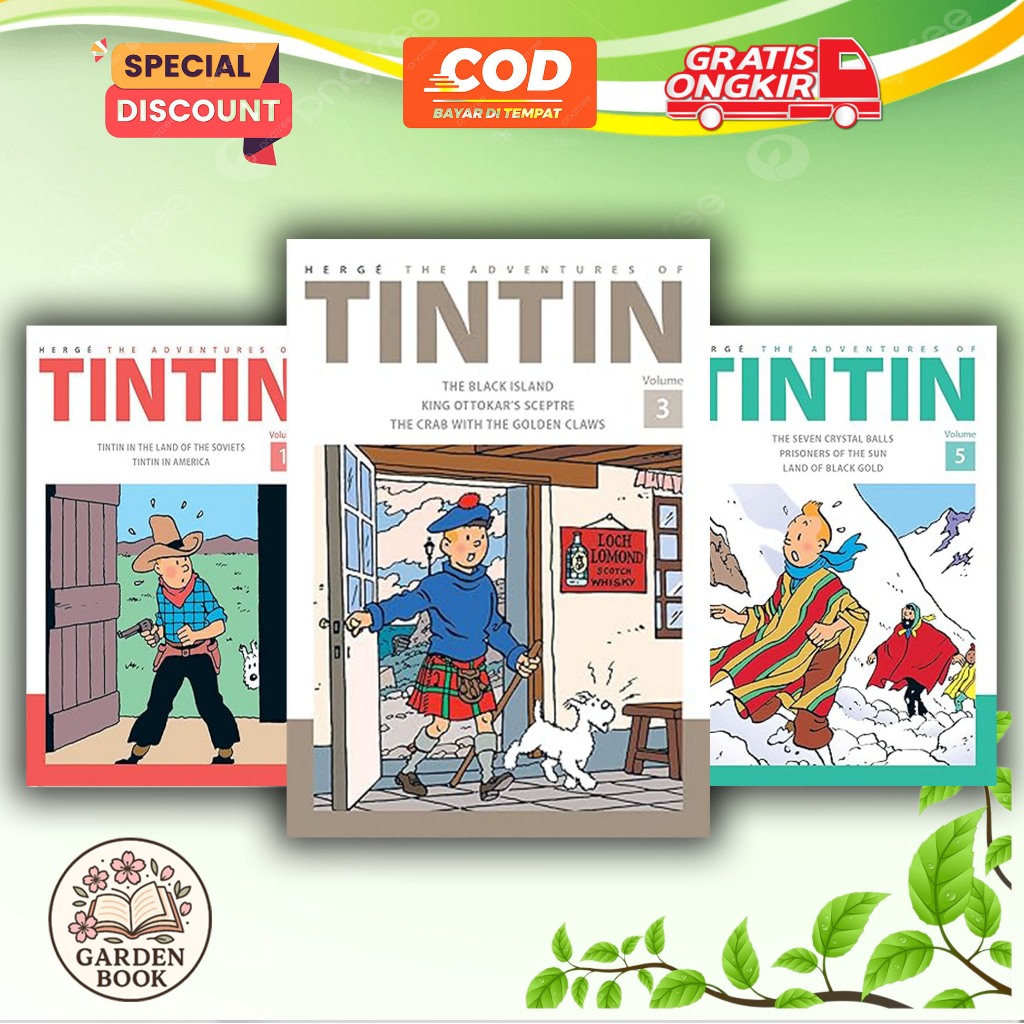 Komik Petualangan Tintin (BAHASA INDONESIA) - 15.negeri emas  - GARDEN BOOK