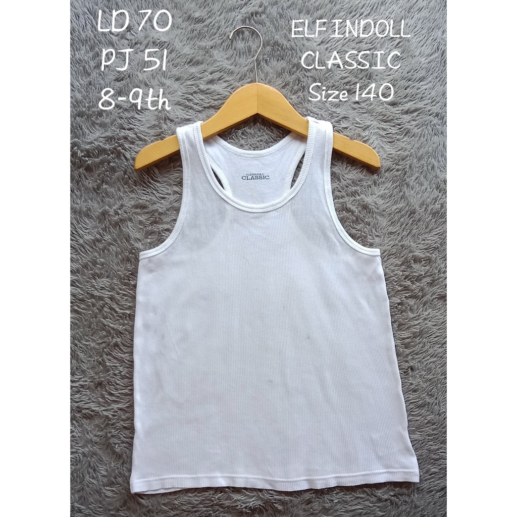 Kaos dalam/singlet anak 8-9th Elfindoll Classic