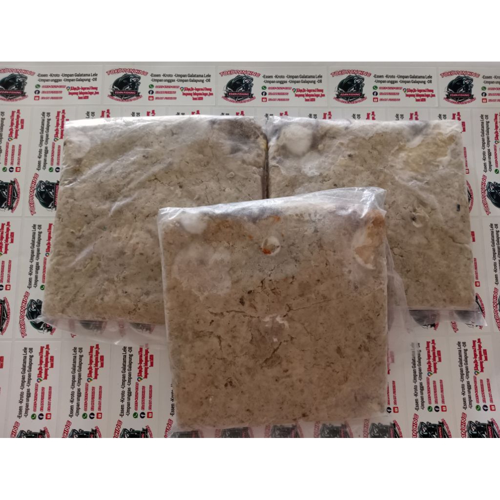 Umpan olahan Daging biawak plus lemak Galatama Lele Edan Fishing