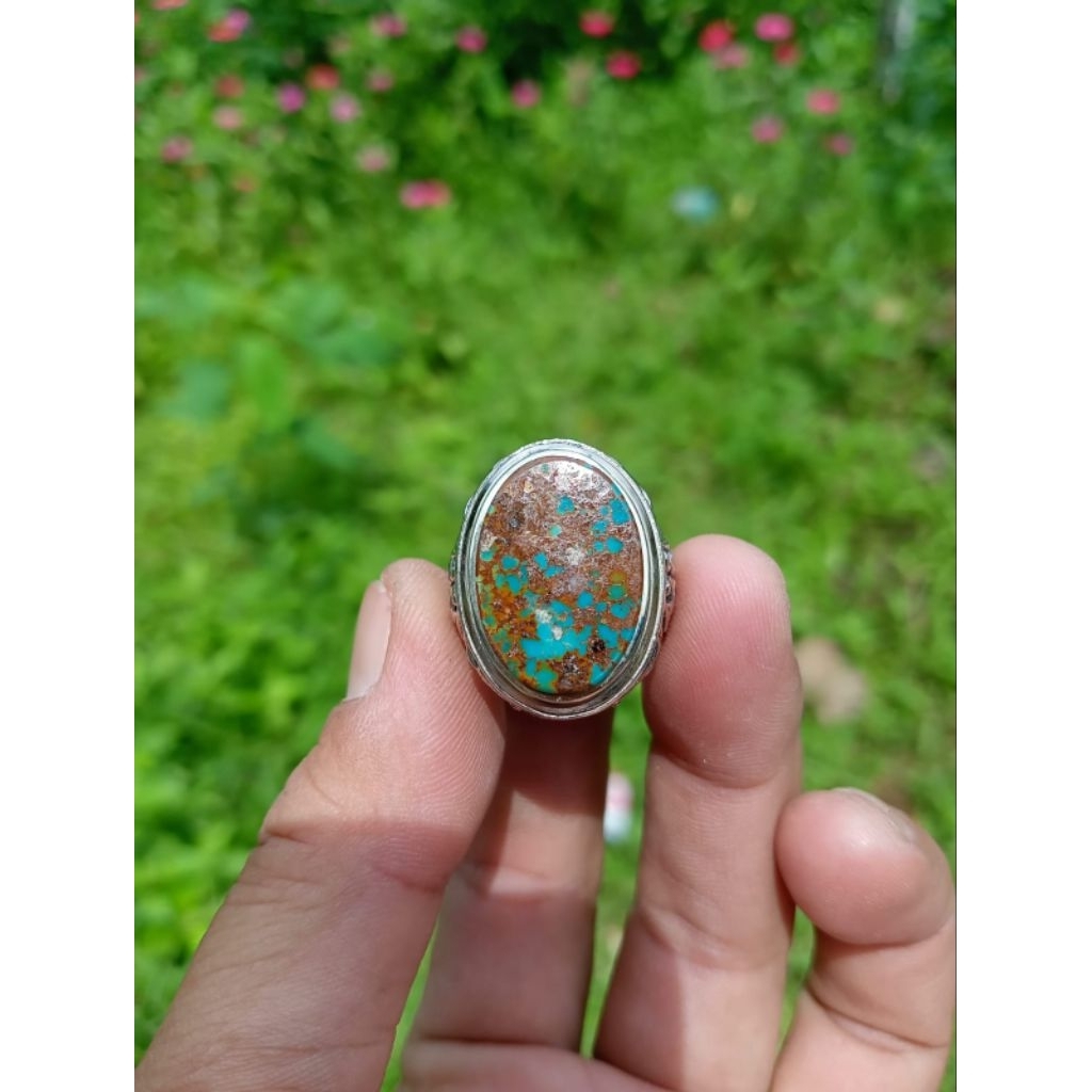 Natural pirus persia lawas serat emas ( Real pict)