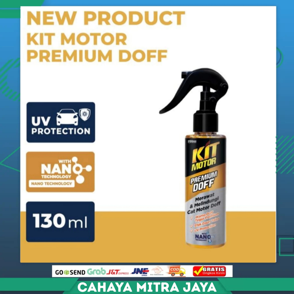 Kit Premium Doff 130 ml Perawatan Proteksi Body Trim Cat MATTE Motor Mobil Helm