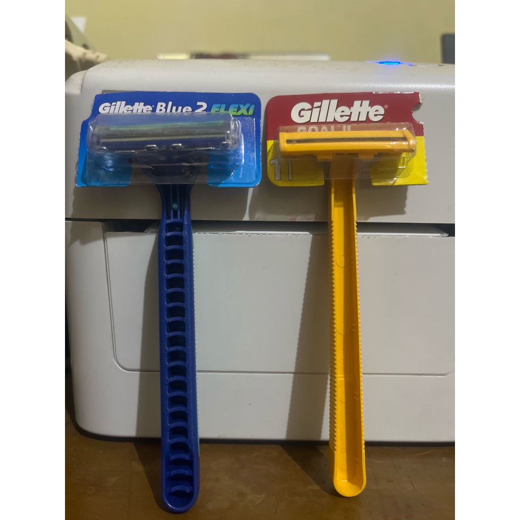 Gillette Kuning / Biru Pisau Cukur